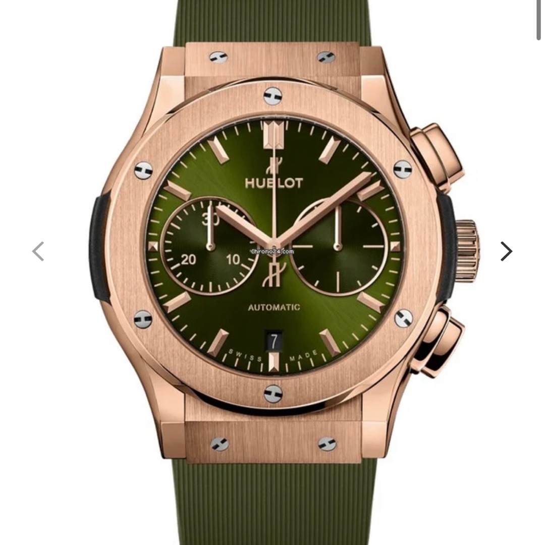 Classic Fusion Chronograph King Gold Green