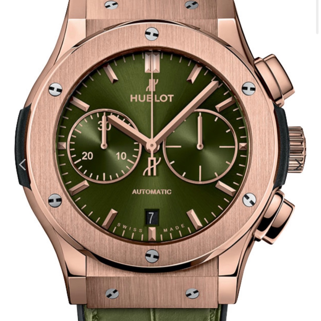 Classic Fusion Chronograph King Gold Green