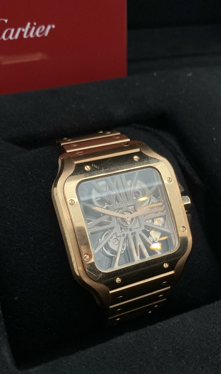 Cartier Santos De Cartier Skeleton 