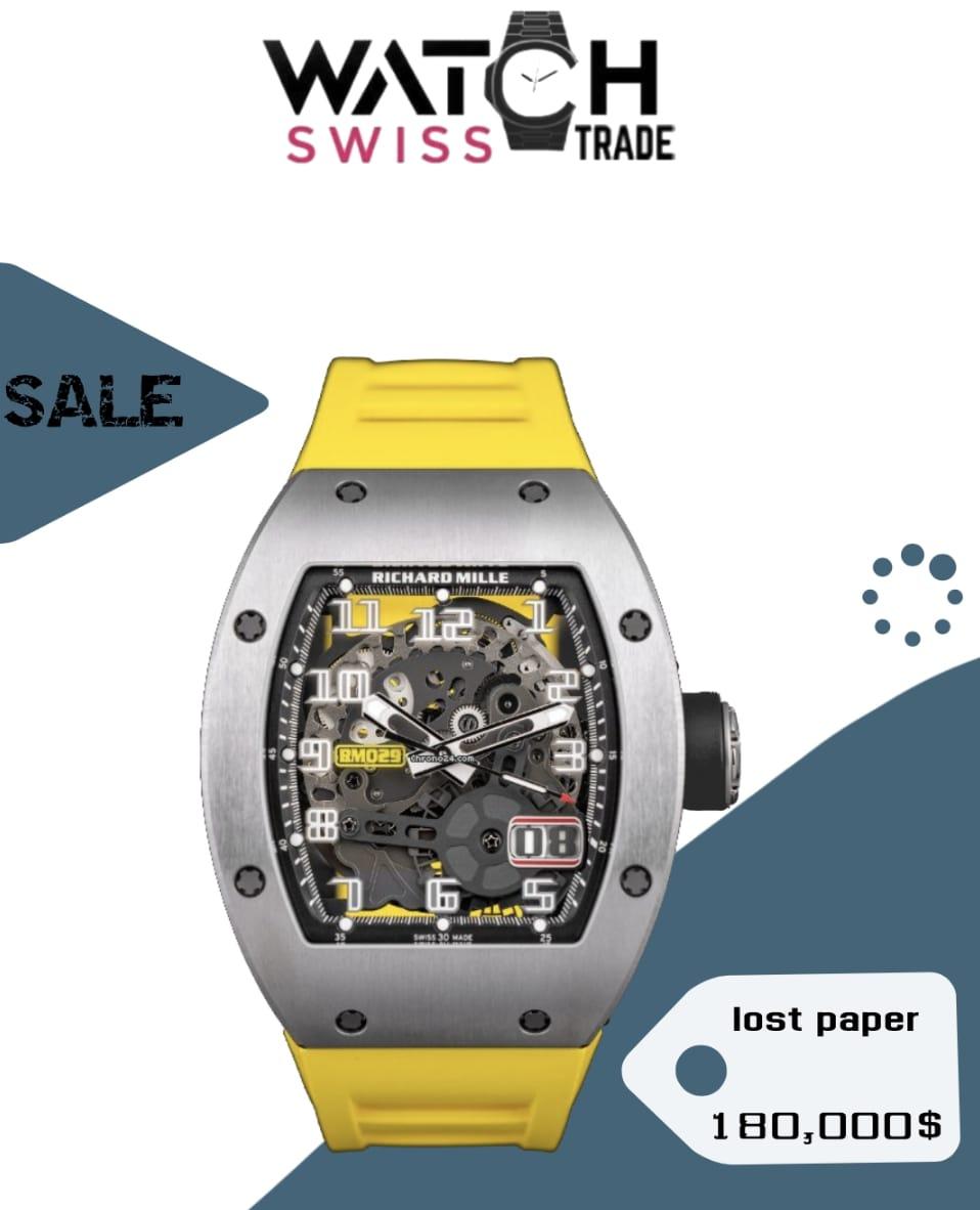 Richard MilleRM 029 AUTOMATIC WITH OVERSIZE DATE jkn-674 