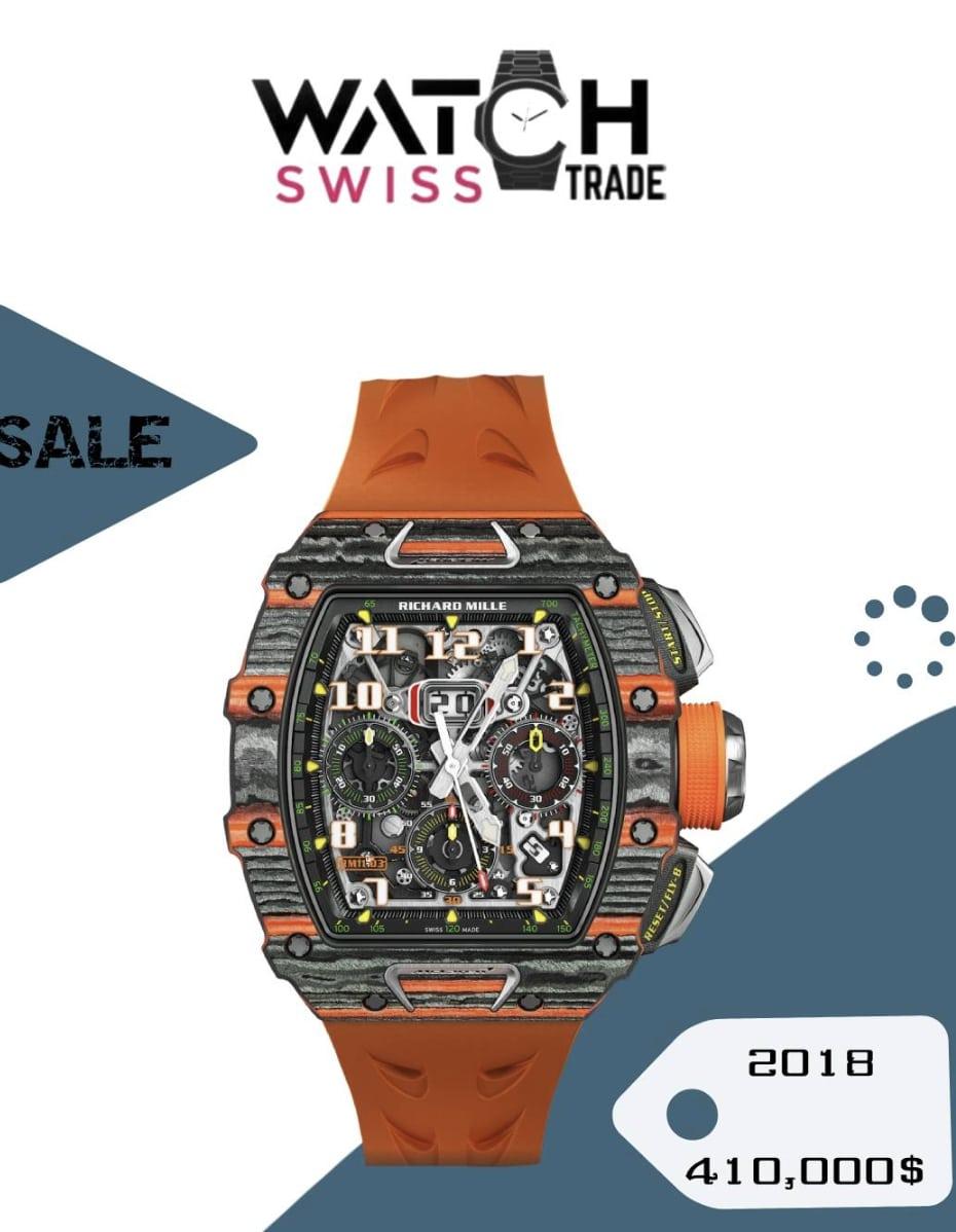 Richard MilleRM 11-03 AUTOMATIC FLYBACK CHRONOGRAPH MCLAREN jek-453 