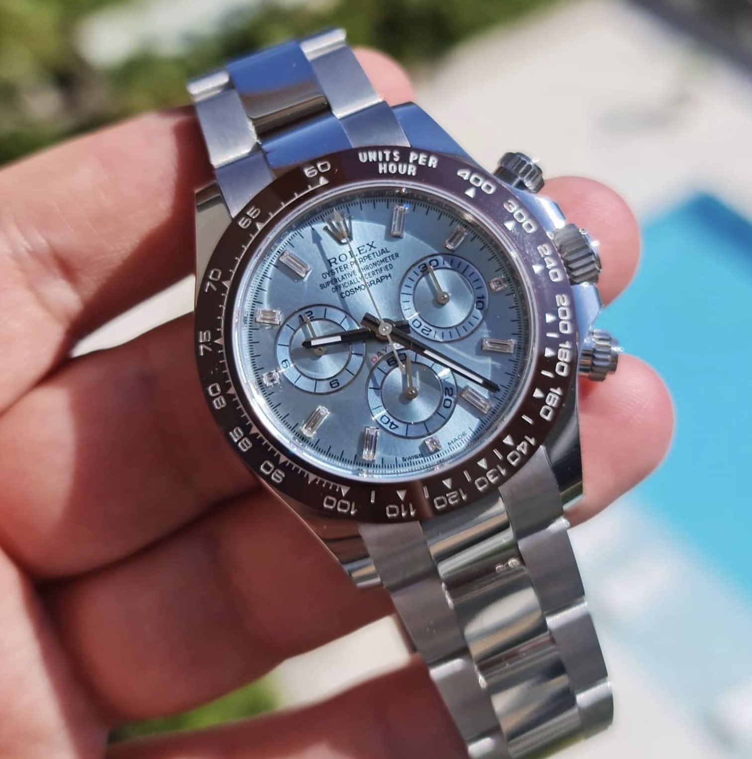 ROLEX DAYTONA PLATINUM BAGUETTE 