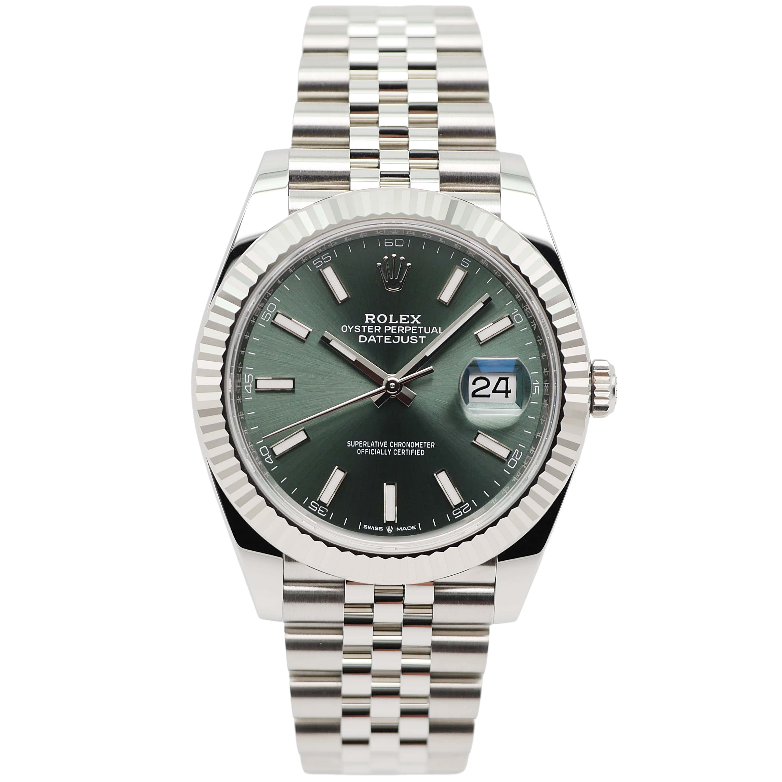 ROLEX DATEJUST 41 STAHL 