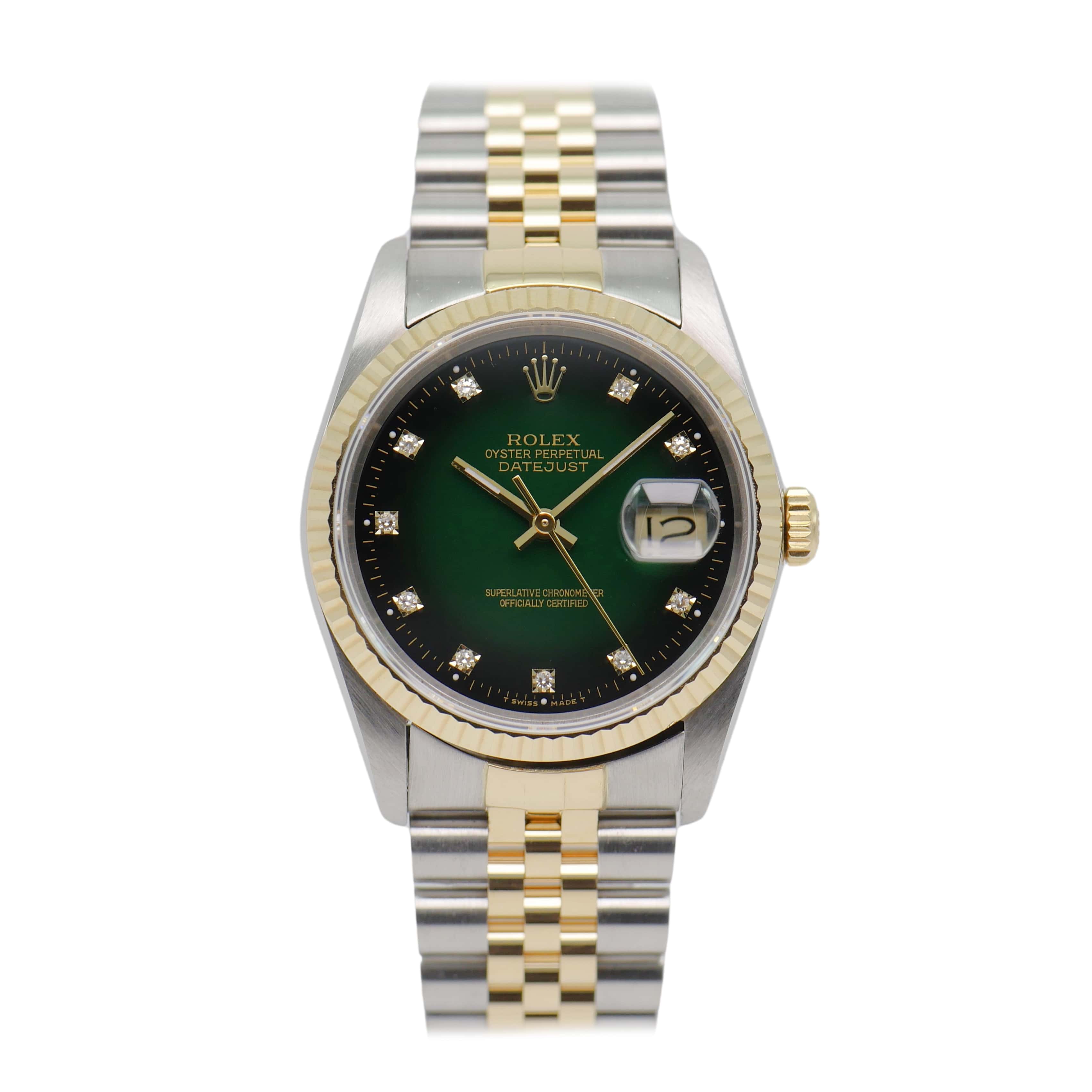 ROLEX DATEJUST 36MM STAHL / GELBGOLD 