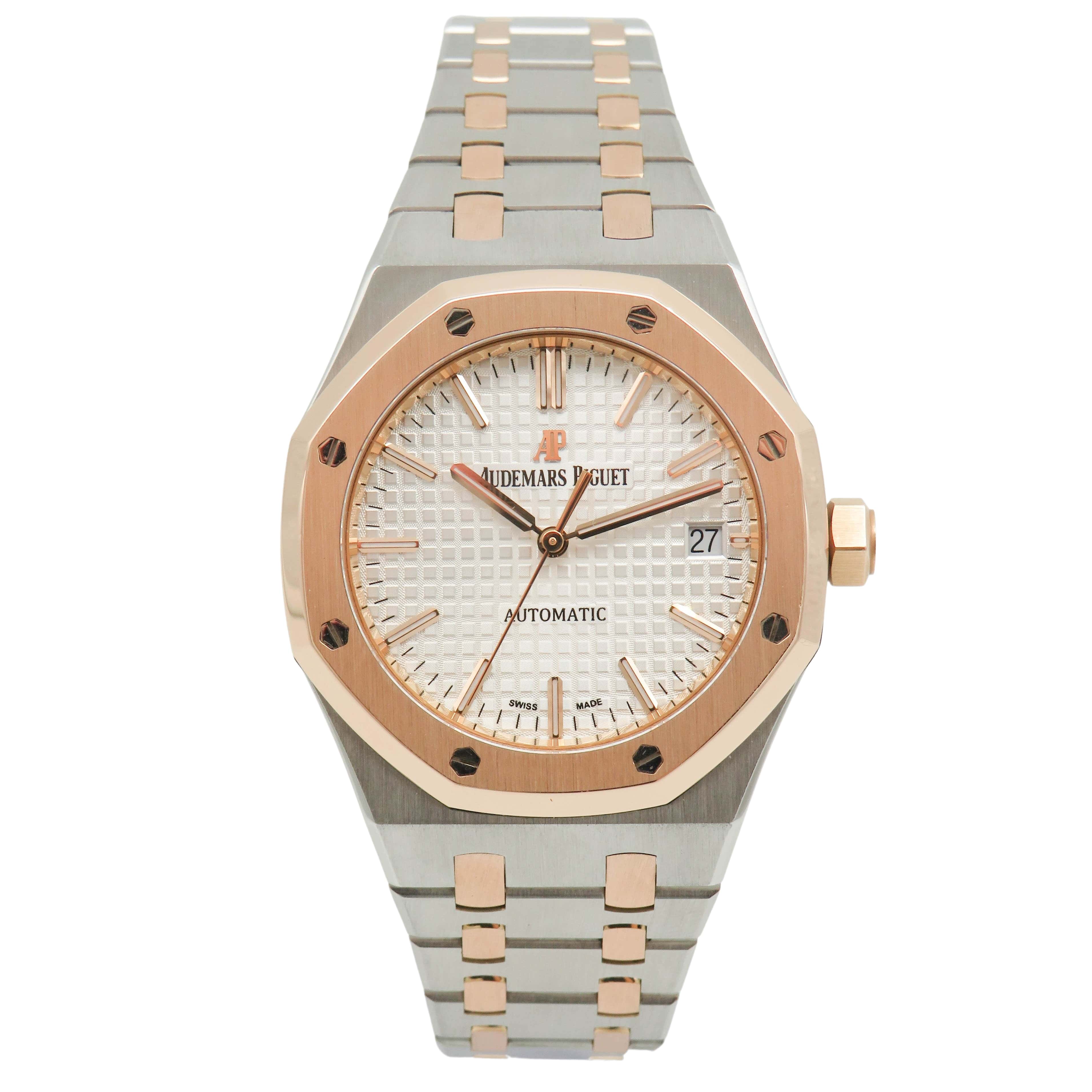 AUDEMARS PIGUET ROYAL OAK STAHL/ ROSEGOLD 