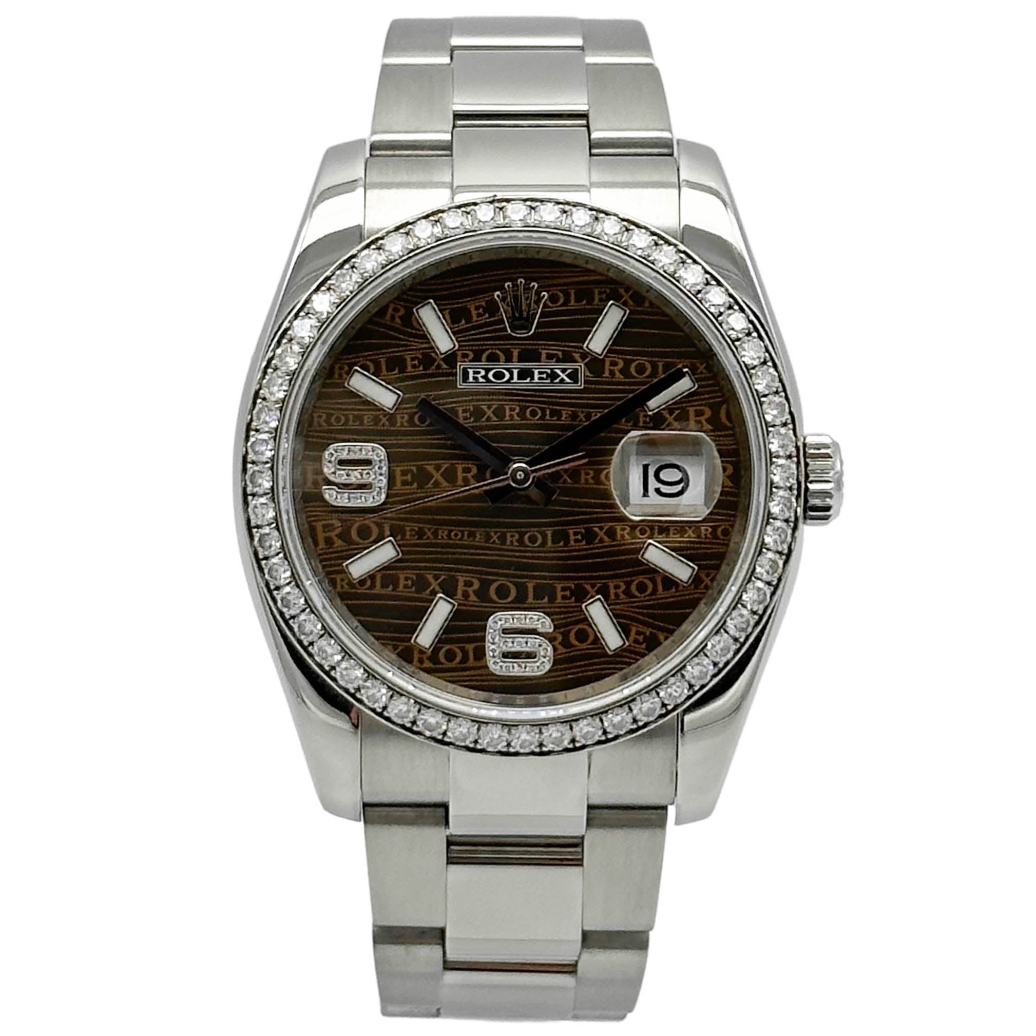 ROLEX DATEJUST 36 FACTORY STAHL