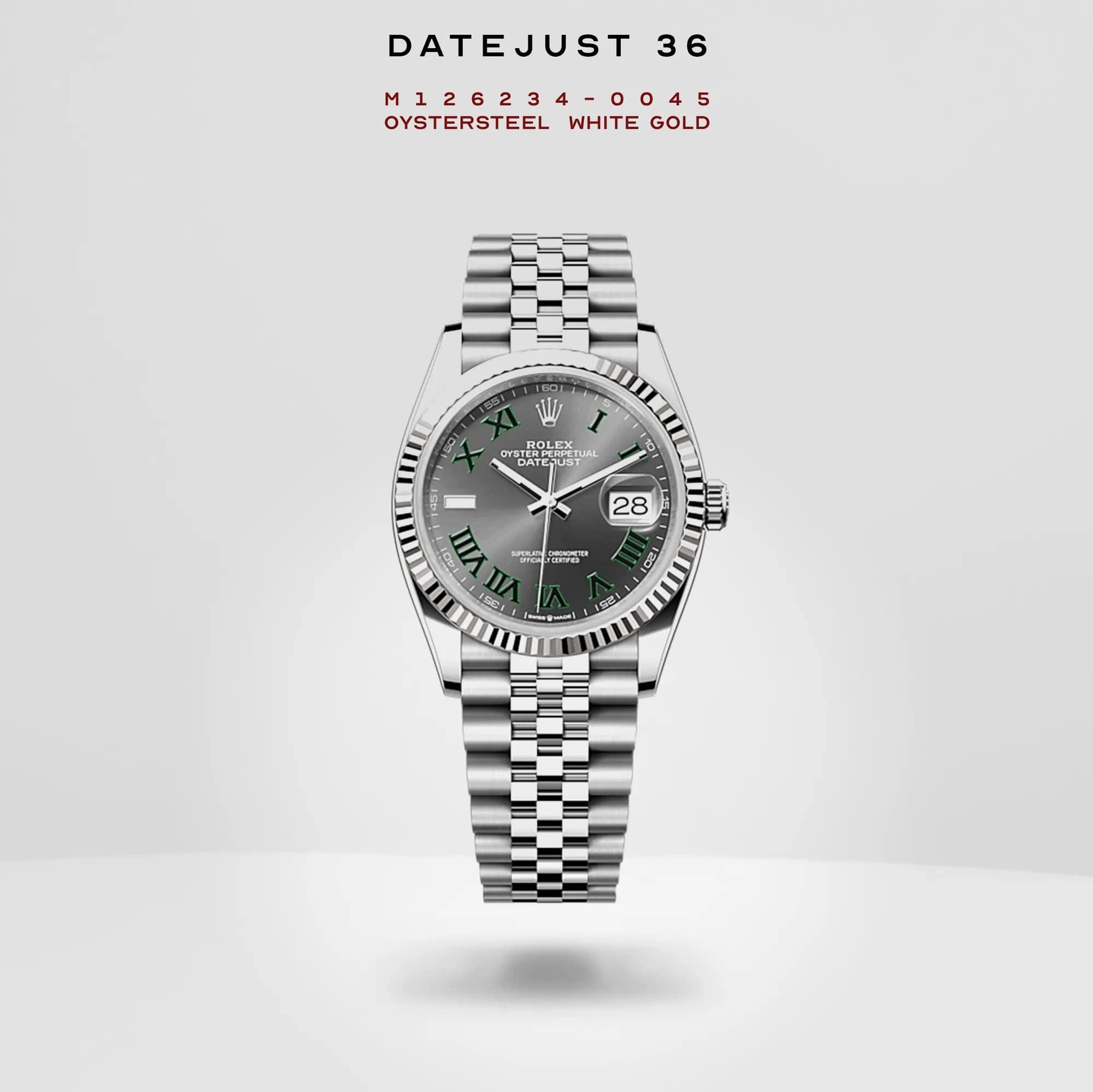RolexDatejust 36 cnq-154 