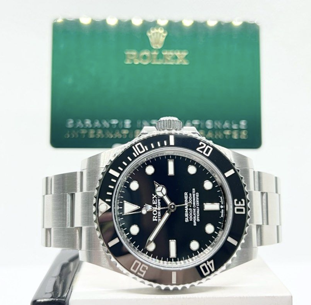 Rolex Oyster Submariner No Date 124060 Black Dial 