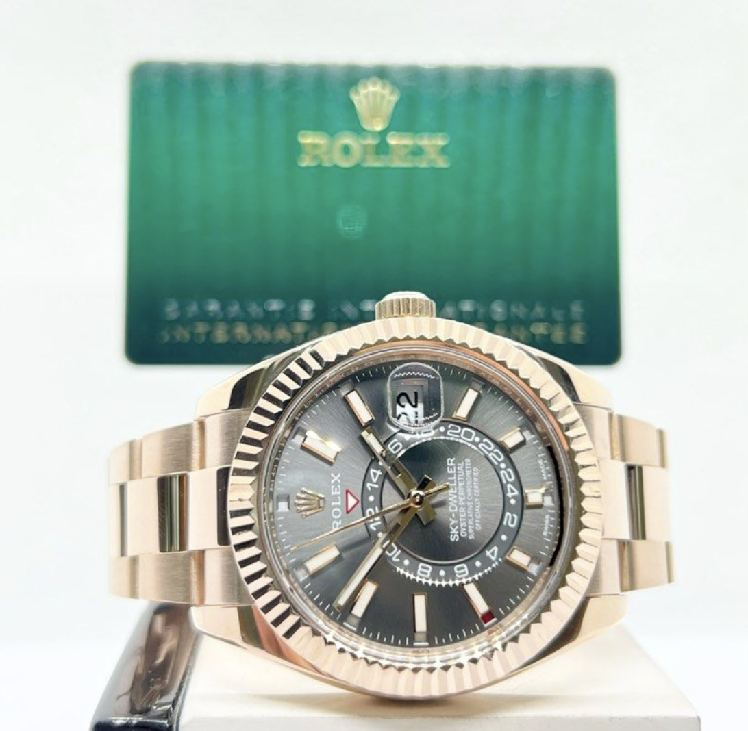 Rolex Oyster Sky-Dweller 326935 Rhodium Dial