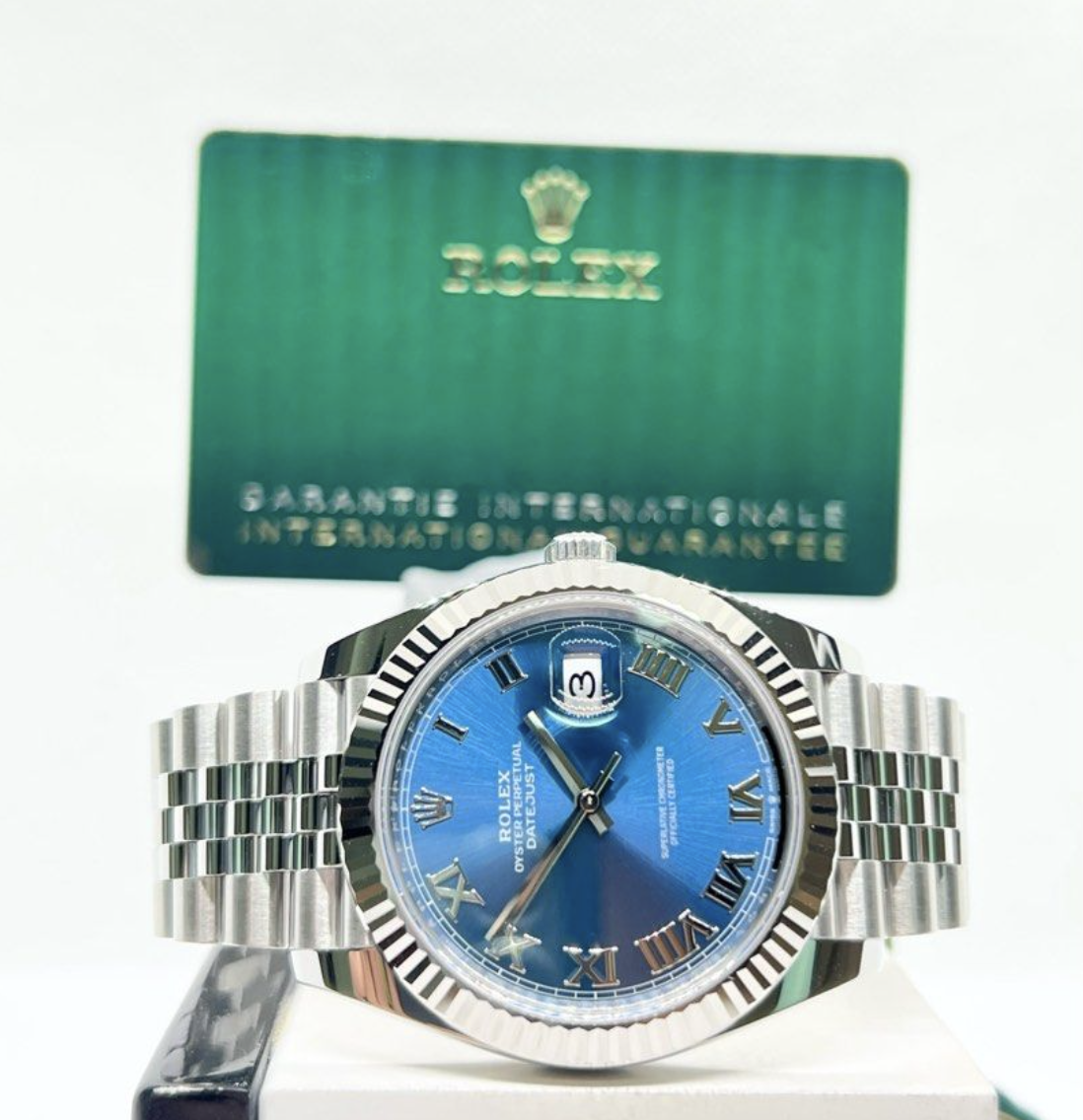 Rolex Oyster Datejust 126334 Azzuro Blue Dial