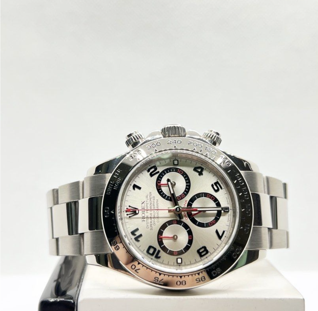 Rolex Oyster Daytona 116509 Silver Racing Dial 