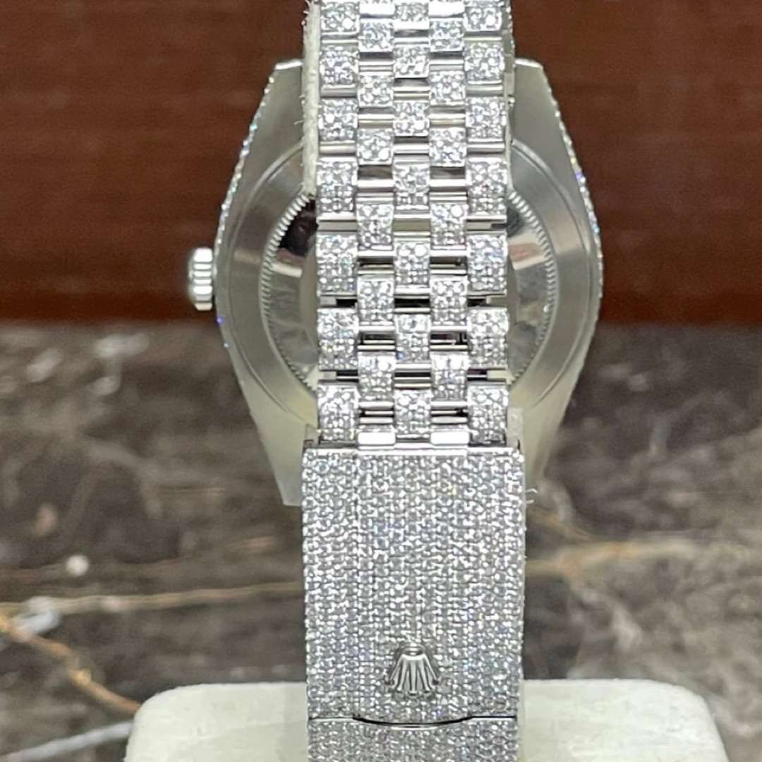 RolexDatejust Iced Out VS 16.6 Carat sgw-878 6 RolexDatejust Iced Out VS 16.6 Carat sgw-878 6
