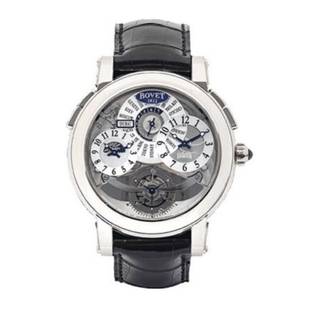 BOVET DIMIER 18K WHITE GOLD SEMI-SKELETONISED BOVET DIMIER 18K WHITE GOLD SEMI-SKELETONISED