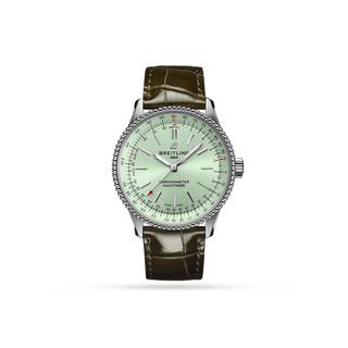 Breitling Navitimer A17395361L1P2 Automatic Steel Mint Green Dial 35mm Men's Watch Breitling Navitimer A17395361L1P2 Automatic Steel Mint Green Dial 35mm Men's Watch