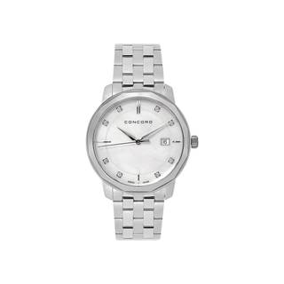 Concord Bennington 0320484 Quartz Silver Diamond Dial 40mm Men’s Watch Concord Bennington 0320484 Quartz Silver Diamond Dial 40mm Men’s Watch
