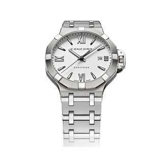 Concord Saratoga 0320434 Quartz White Dial 40mm Men’s Watch Concord Saratoga 0320434 Quartz White Dial 40mm Men’s Watch