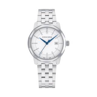 Concord Bennington 0320403 Quartz Steel Silver Dial 31mm Ladies Watch Concord Bennington 0320403 Quartz Steel Silver Dial 31mm Ladies Watch