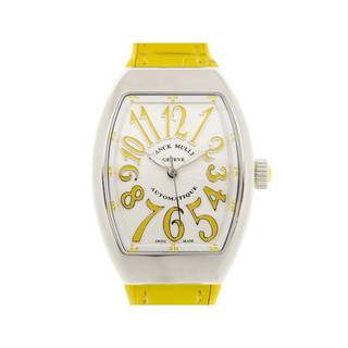Franck Muller Vanguard V 32 SC AT FO AC JA Automatic White & Yellow Ladies Watch Franck Muller Vanguard V 32 SC AT FO AC JA Automatic White & Yellow Ladies Watch