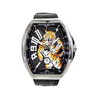 Franck Muller Vanguard V 45 SC DT TIGER NR AC NR Tiger King Black Unisex Watch Franck Muller Vanguard V 45 SC DT TIGER NR AC NR Tiger King Black Unisex Watch