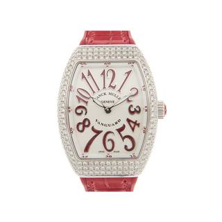 Franck Muller Vanguard V 32 QZ AC RG Quartz Diamond Bezel White Dial Ladies Watch Franck Muller Vanguard V 32 QZ AC RG Quartz Diamond Bezel White Dial Ladies Watch