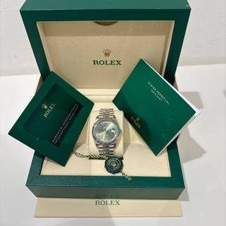 Rolex D.D green Roman white gold Rolex D.D green Roman white gold