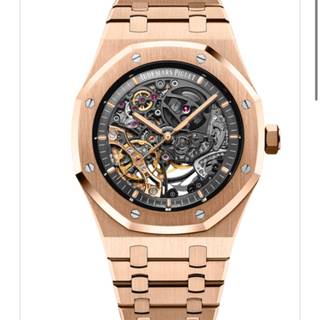 ROYAL OAK DOUBLE BALANCE WHEEL OPENWORKED ROYAL OAK DOUBLE BALANCE WHEEL OPENWORKED