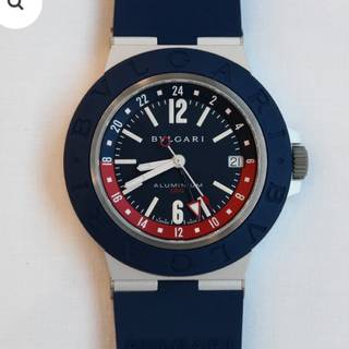 PRE-OWNED BVLGARI ALUMINUM PRE-OWNED BVLGARI ALUMINUM