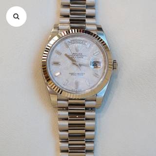PRE-OWNED ROLEX DAY-DATE II WHITE GOLD PRE-OWNED ROLEX DAY-DATE II WHITE GOLD